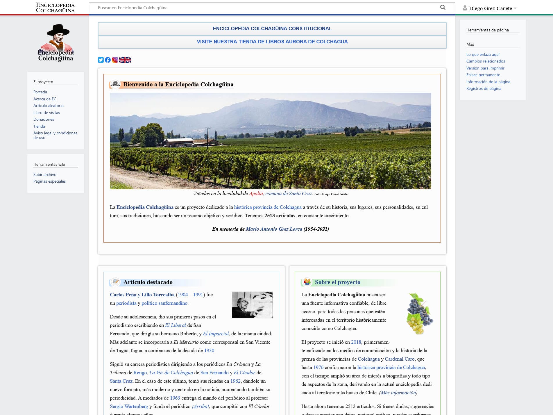 En este momento estás viendo Mi compromiso con la promoción de la cultura: la Enciclopedia Colchagüina