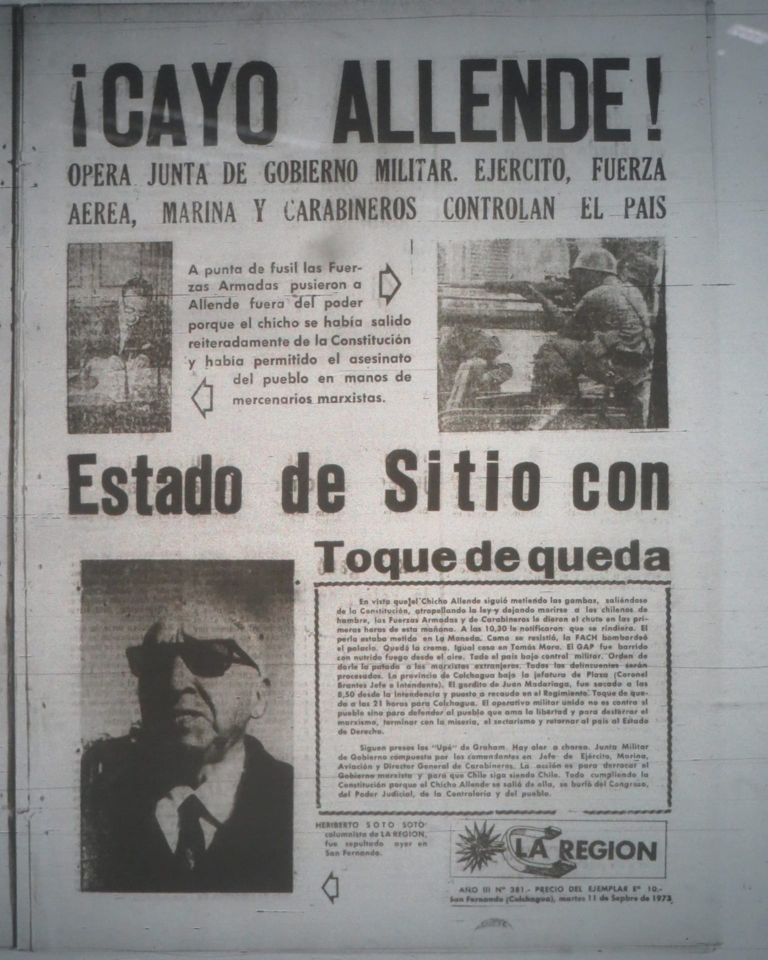 Lee más sobre el artículo A 51 años del golpe de Estado